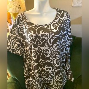 Skirt & Top, 1X, INC NWT short sleeves